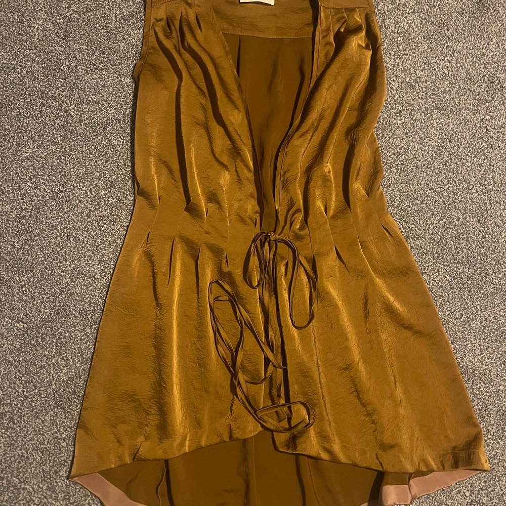 Mauro Grifoni Gold High Low Vest